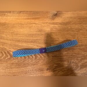 Nike Blue and Purple chevron Headband​​​​​